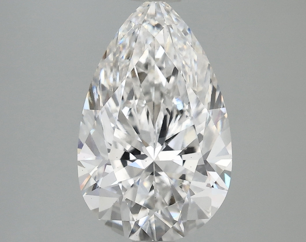 3.1ct Pear Lab-Grown Diamond — E VS2, IGI Certified