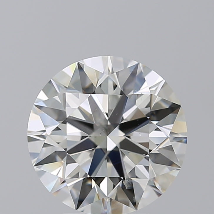 4.03ct Round Natural Diamond — J SI2, GIA Certified