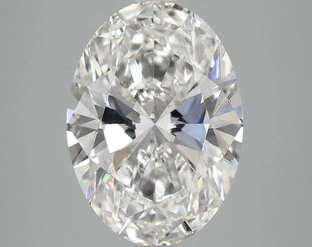 3.71ct Oval, F VS2 — IGI