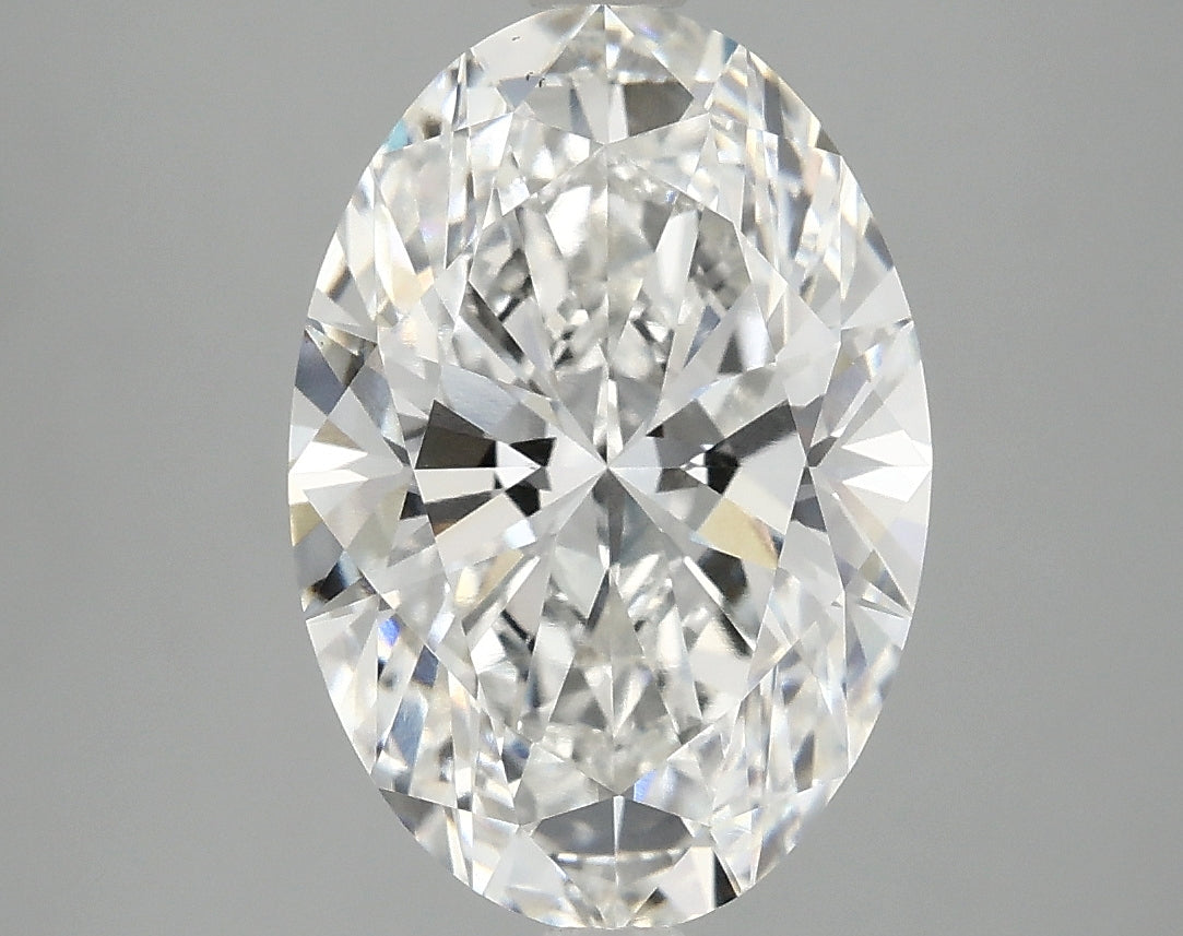 3.91ct Oval, F VS1 — IGI