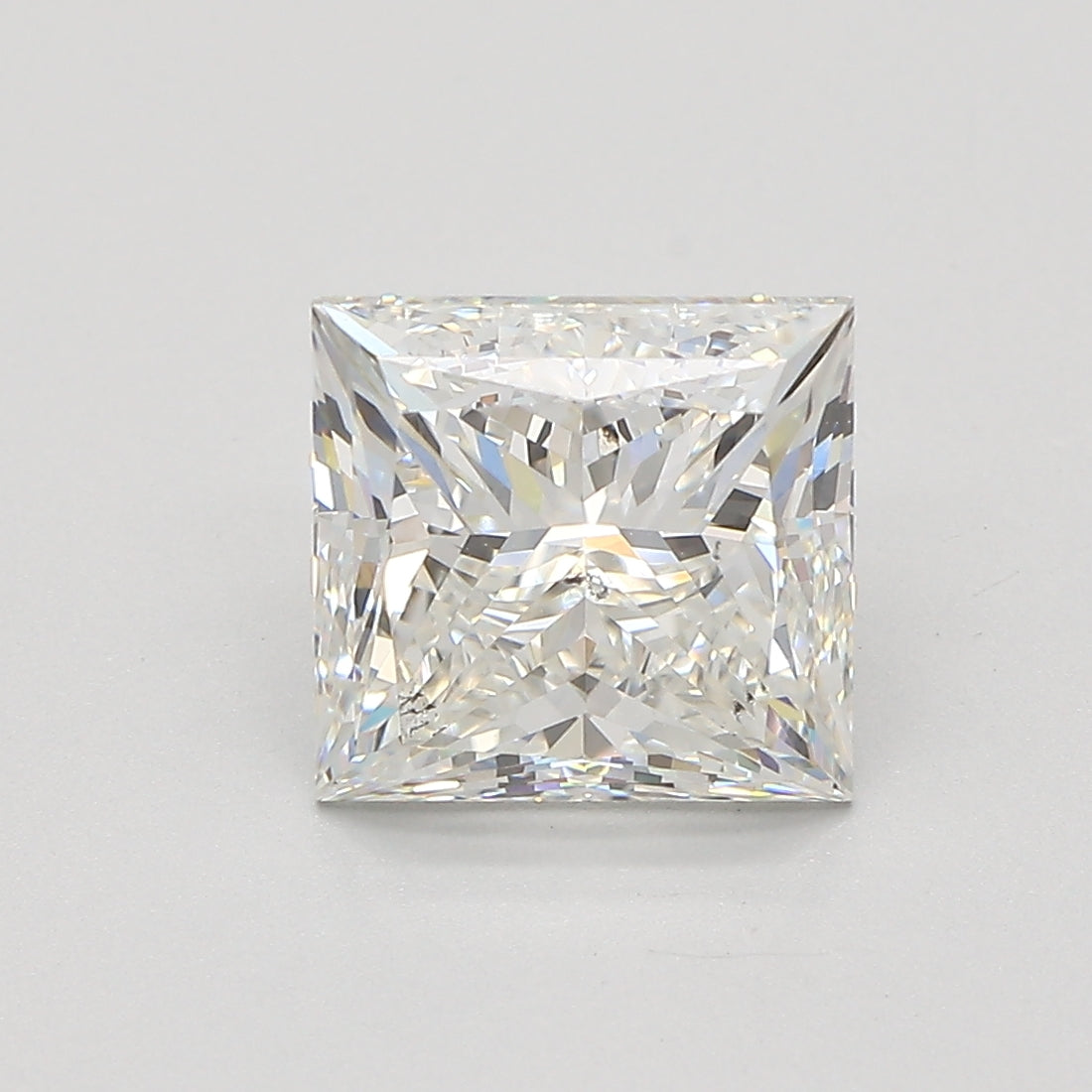 2.81ct Princess Natural Diamond — I SI1, GIA Certified