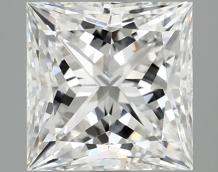 3.81ct Princess, F VVS2 — IGI