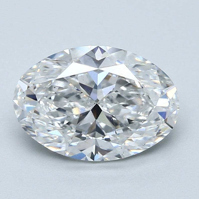 3.03ct Oval Natural Diamond — D SI1, GIA Certified