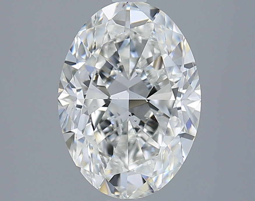 3.0ct Oval Natural Diamond — G SI1, GIA Certified