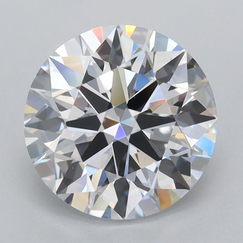 2.22ct Round, D VVS1 — IGI