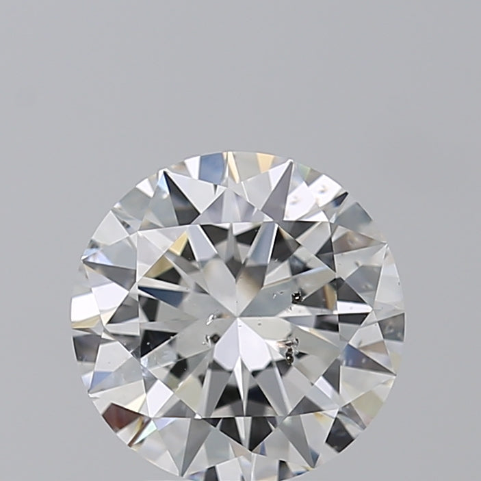 3.01ct Round, F SI2 — GIA