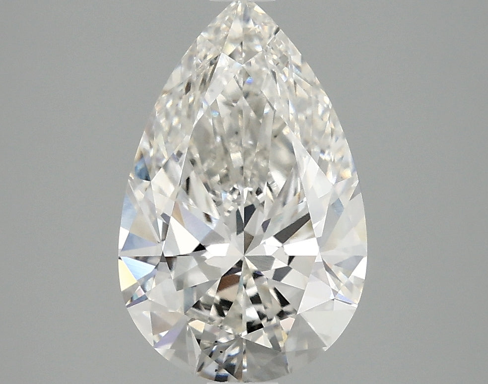 2.45ct Pear, F VS1 — IGI