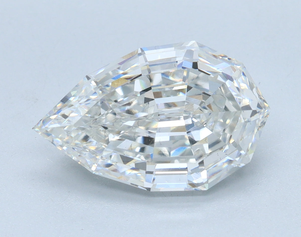 3.01ct Pear Step, E VS2 — IGI