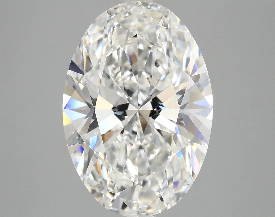 3.95ct Oval, F VVS2 — IGI