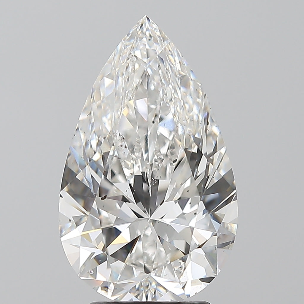 3.5ct Pear, F SI1 — GIA