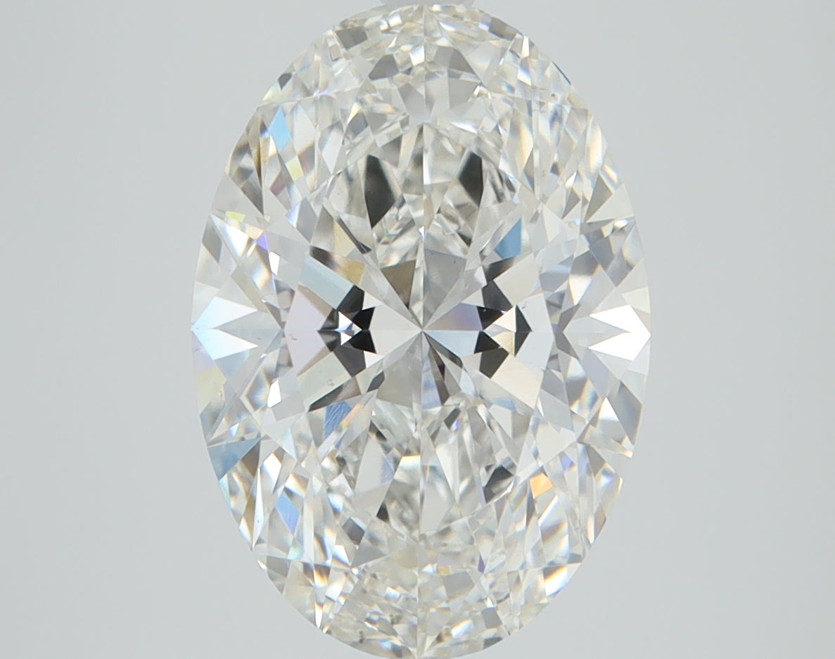 4.03ct Oval, F VS1 — IGI