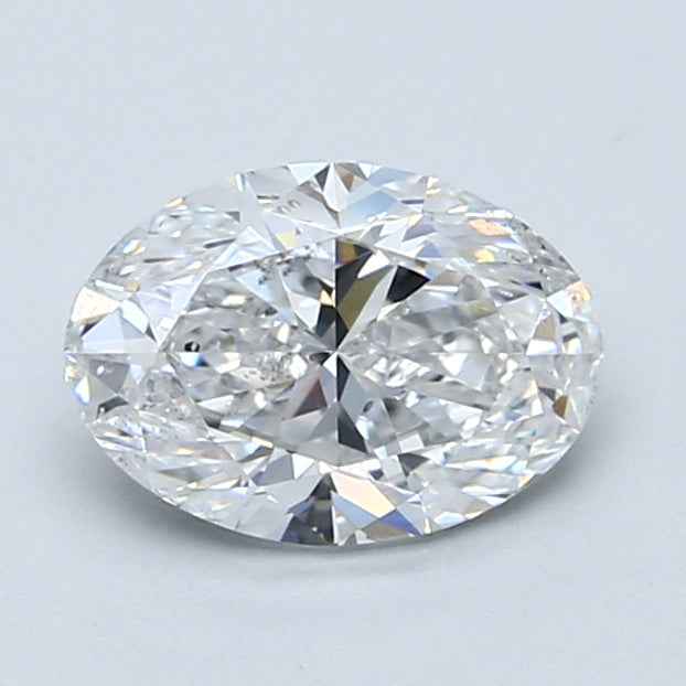 1.3ct Oval Natural Diamond — E SI2, GIA Certified
