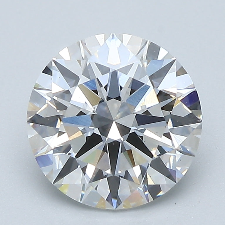 2.18ct Round, F VS2 — IGI
