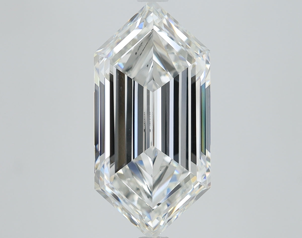 4.1ct Hexagonal Step Lab-Grown Diamond — F VVS2, IGI Certified