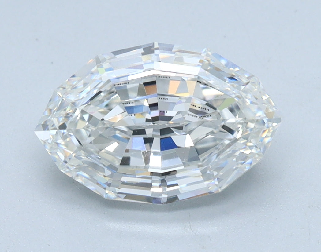 2.02ct Oval Step Cut, E VVS2 — IGI
