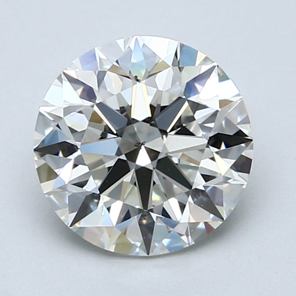 2.2ct Round, I SI1 — GIA