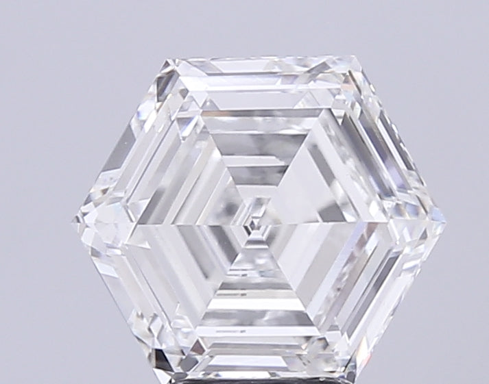 4.3ct Hexagonal Lab-Grown Diamond — E VS1, IGI Certified