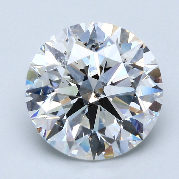 5.01ct Round, F SI2 — GIA