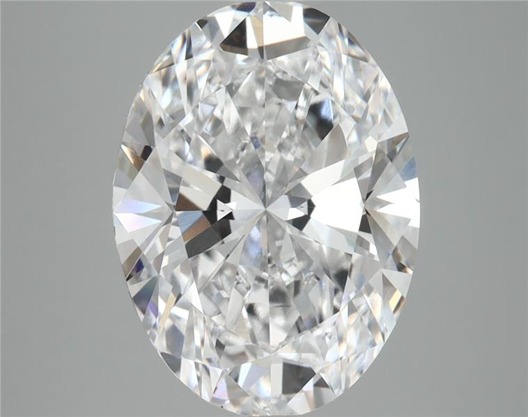 4.65ct Oval, D VS1 — IGI