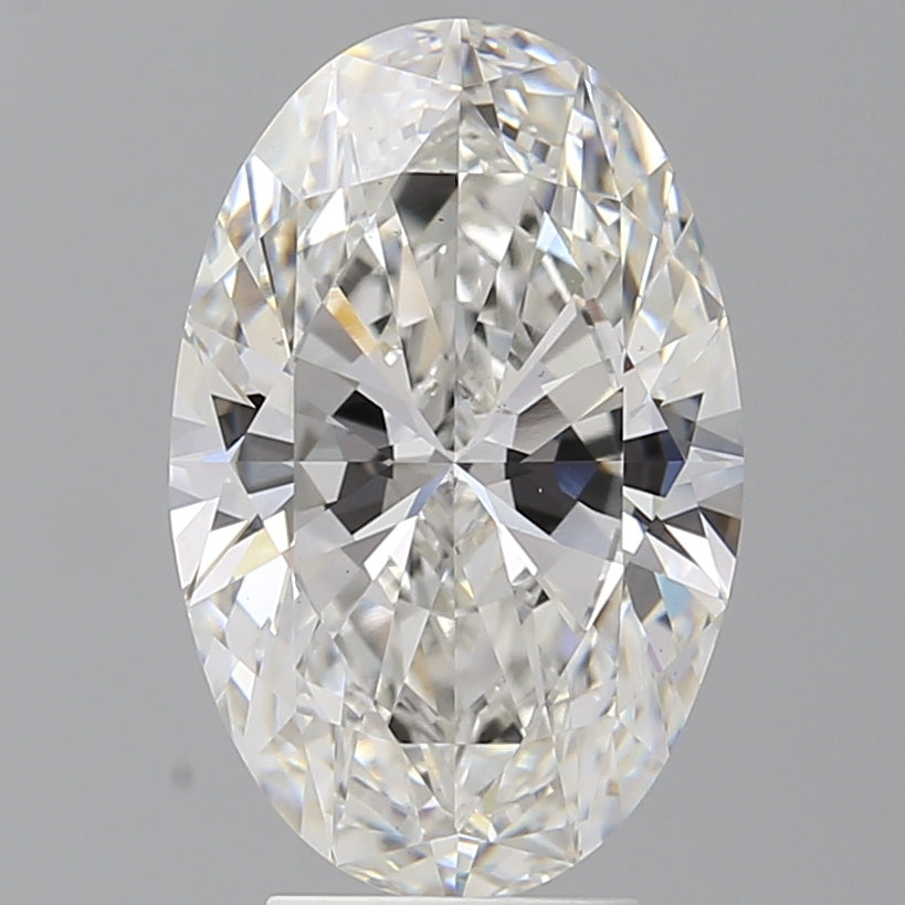 4.6ct Oval, F VS2 — IGI