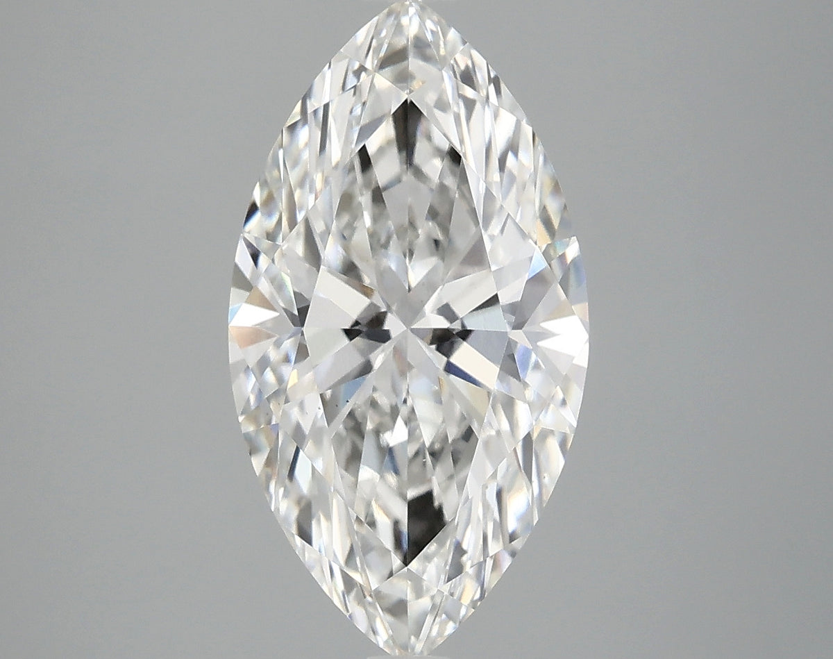 3.44ct Marquise, F VS2 — IGI