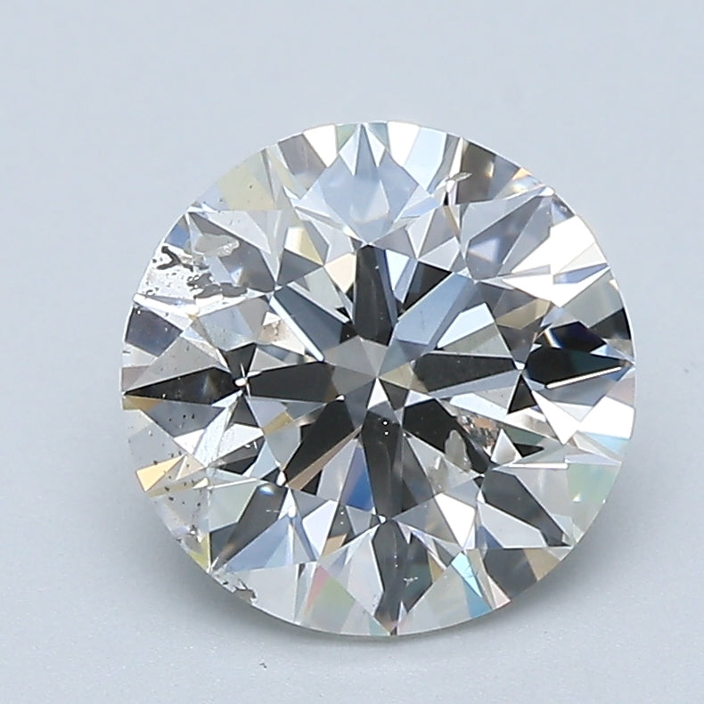 2.0ct Round Natural Diamond — H SI2, GIA Certified
