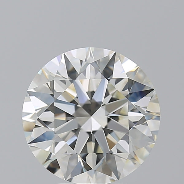 4.28ct Round, J VS1 — GIA