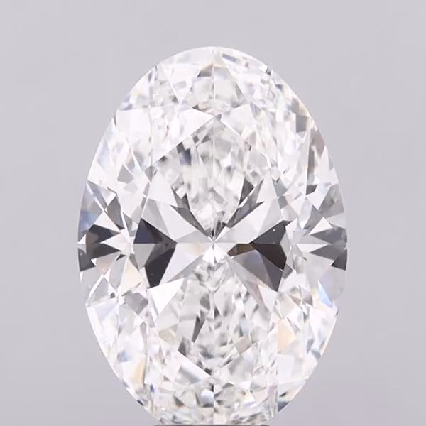 7.06ct Oval, F VVS1 — IGI