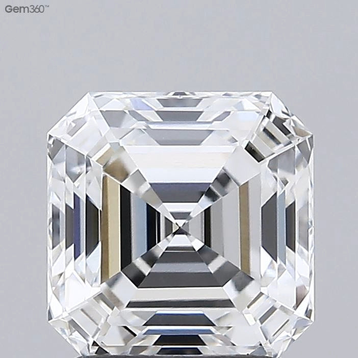 2.06ct Asscher, E VVS2 — IGI