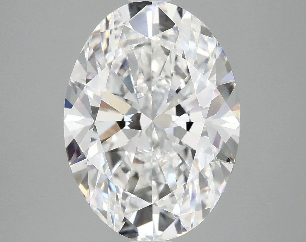 4.09ct Oval Lab-Grown Diamond — D VVS2, IGI Certified