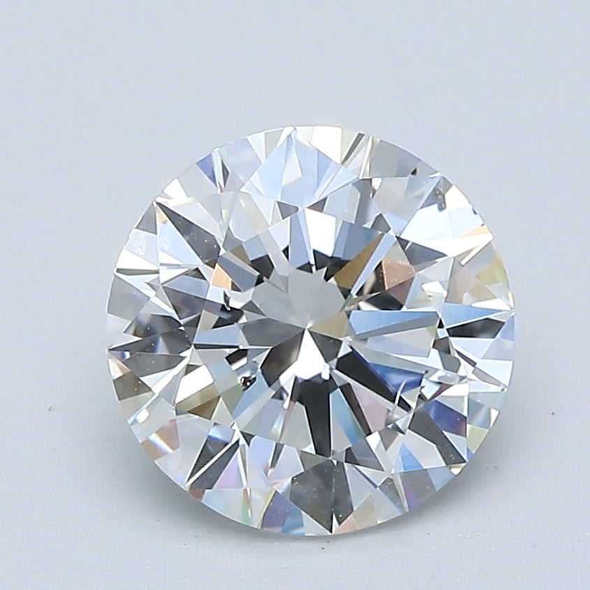 2.01ct Round, F SI1 — GIA