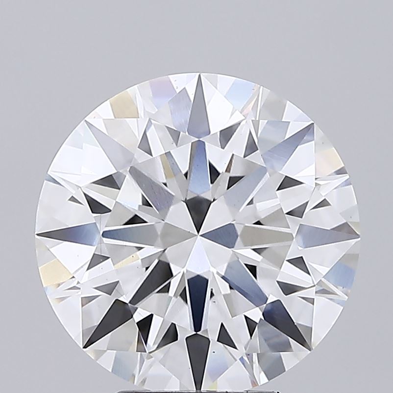 5.21ct Round, F VS2 — IGI