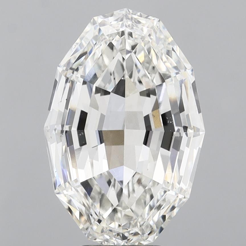 8.28ct Step Oval, G VS1 — IGI