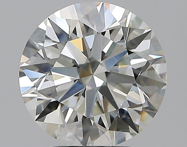 2.82ct Round Natural Diamond — J VS2, GIA Certified