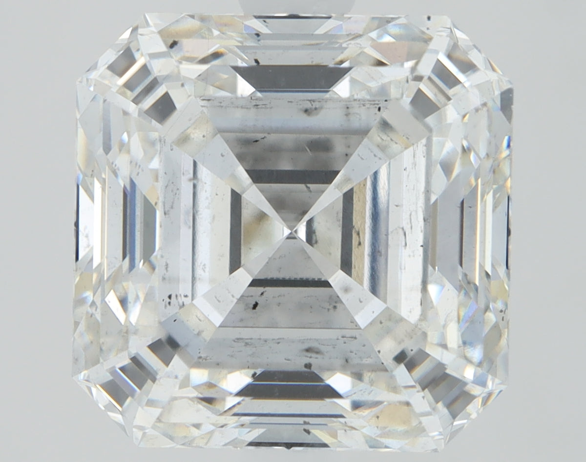 2.71ct Asscher, F SI1 — IGI