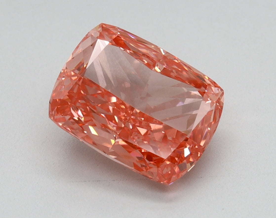 2.01ct Cushion Fancy Vivid Pink Lab-Grown Diamond — VVS2 | IGI