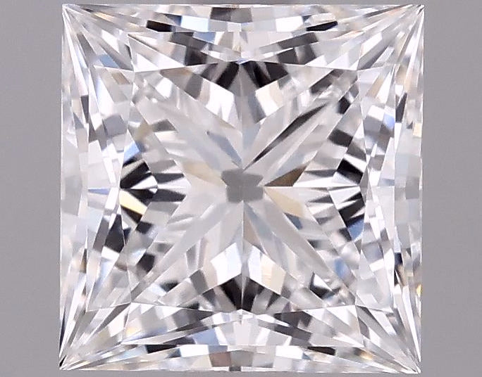 2.73ct Princess, D VVS2 — IGI