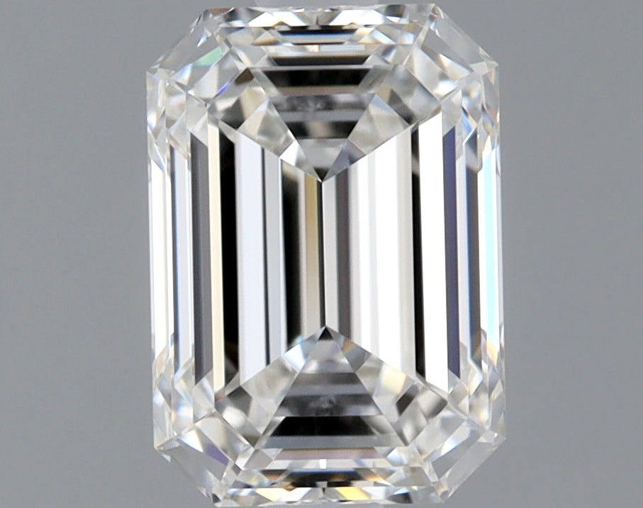 1.04ct Emerald, F IF — GIA