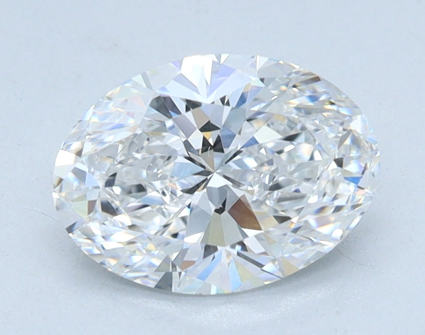 1.1ct Oval, D VS2 — IGI