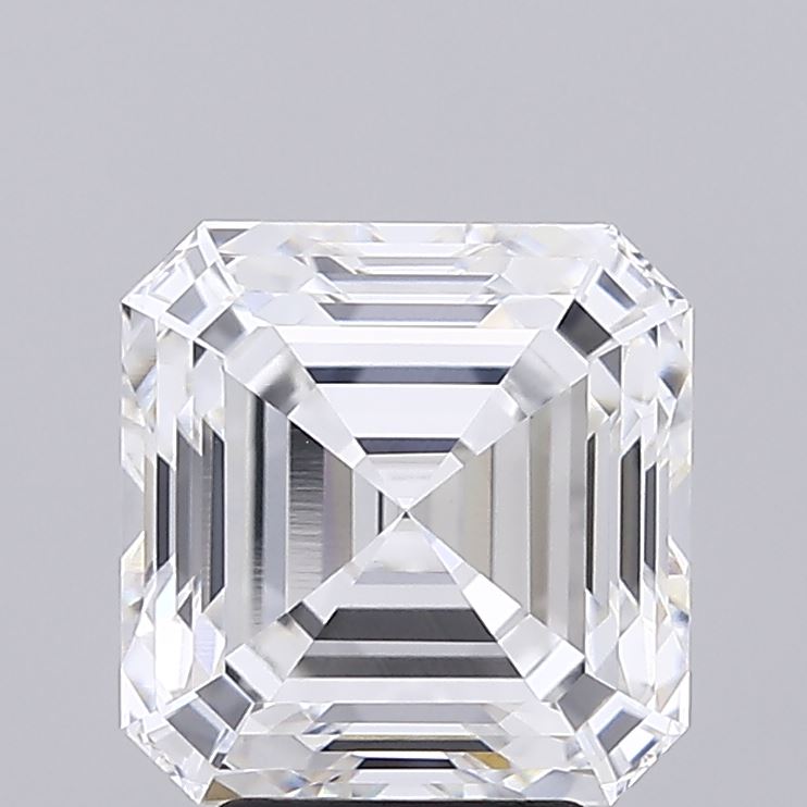 4.41ct Asscher, F VVS2 — IGI