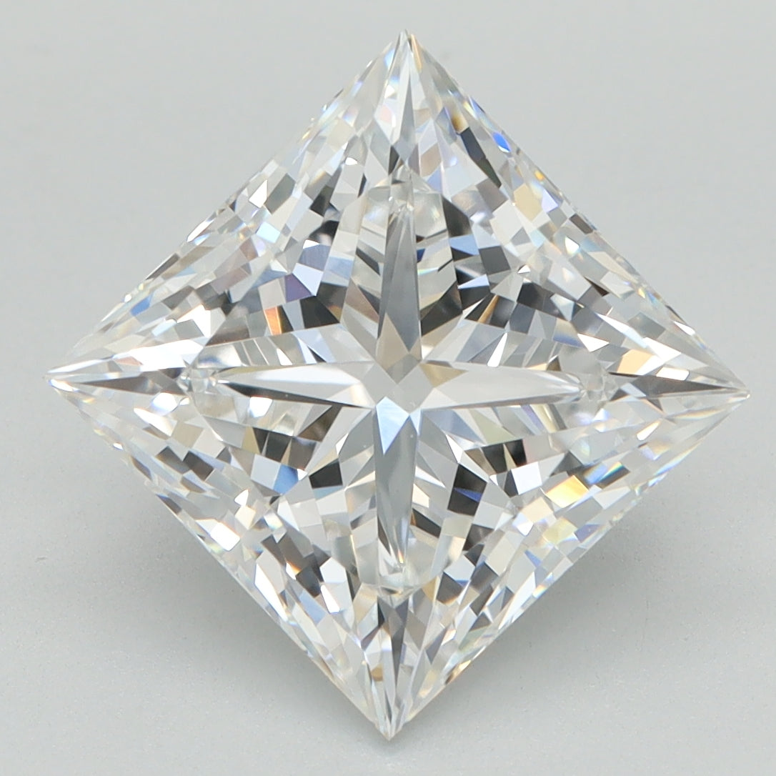 4.09ct Princess, E VVS1 — IGI