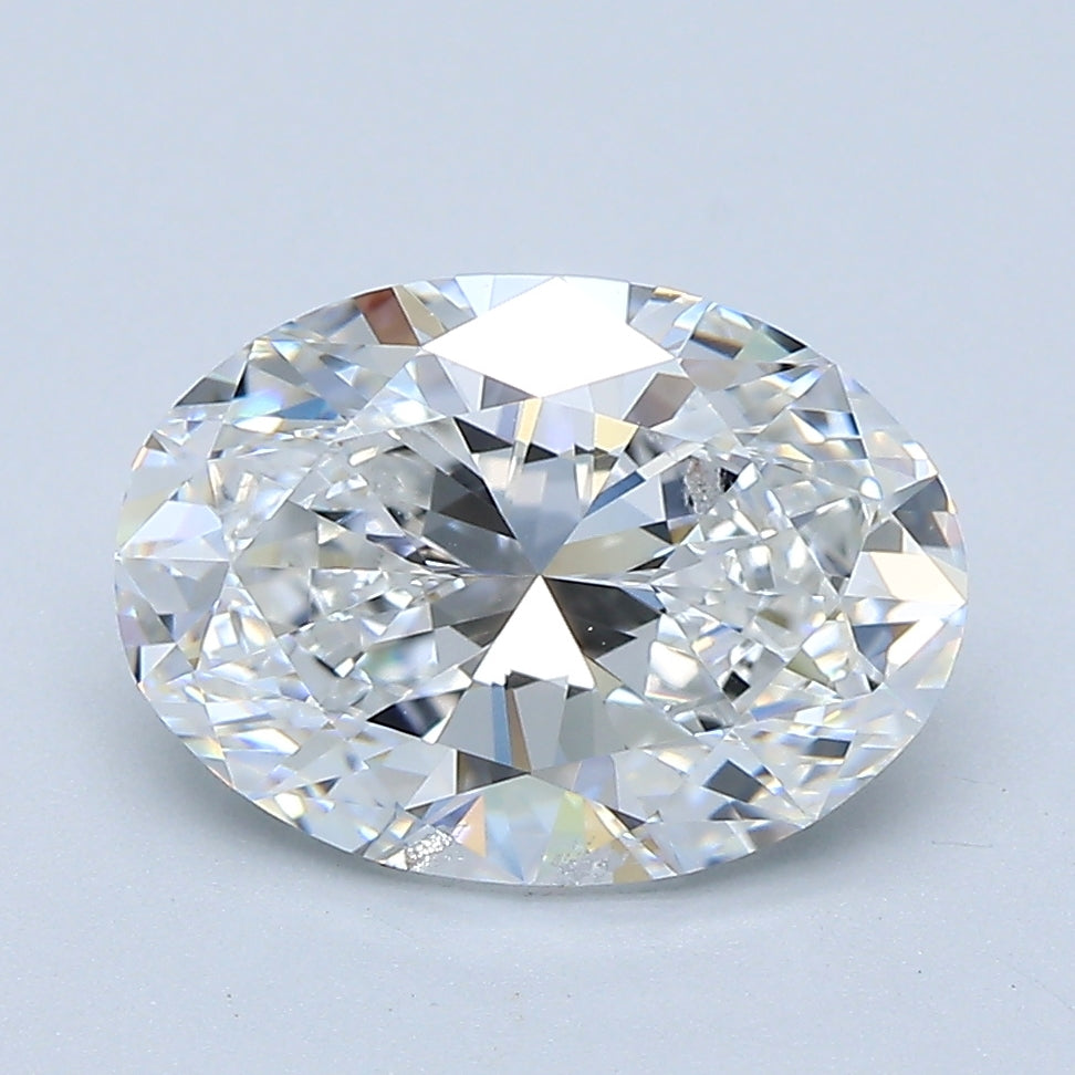 2.7ct Oval Natural Diamond — E VS2, GIA Certified