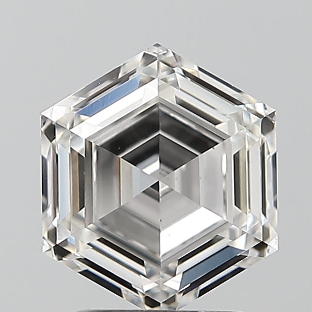 2.05ct Hexagonal, E VS1 — IGI