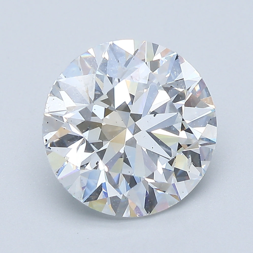 3.61ct Round, D SI1 — GIA