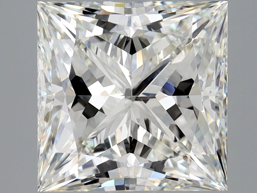 3.02ct Princess Natural Diamond — I VS2, GIA Certified