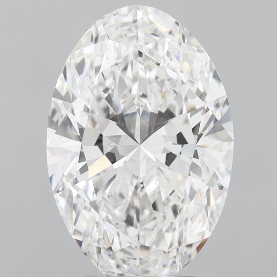 5.1ct Oval Lab-Grown Diamond — D VVS2, IGI Certified
