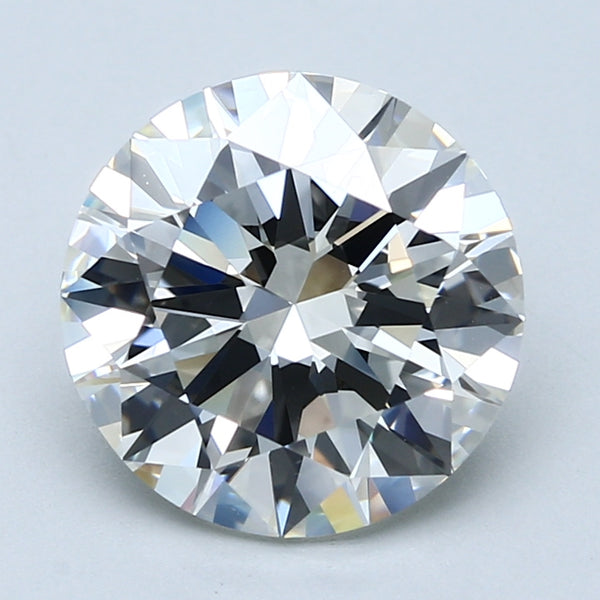 4.01ct Round, I VS1 — GIA