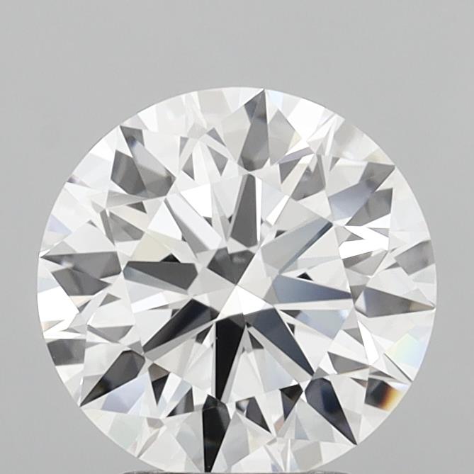 2.86ct Round, D VVS2 — IGI