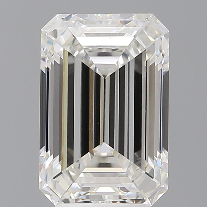 4.09ct Emerald Lab-Grown Diamond — F VVS2, IGI Certified