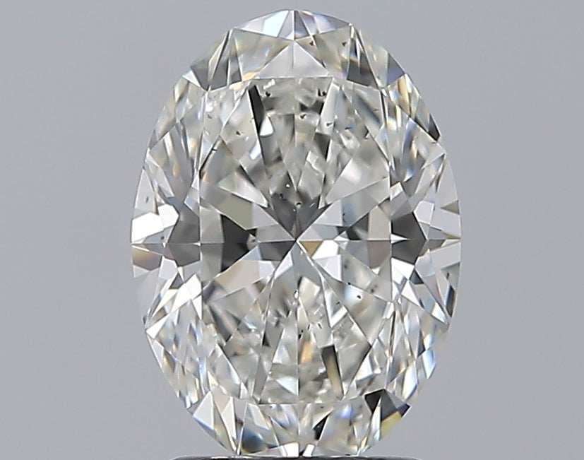 2.01ct Oval Natural Diamond — H SI1, GIA Certified